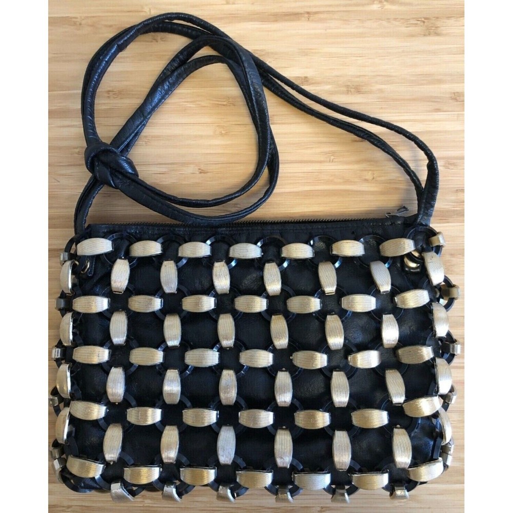 Rosenfeld Purse Hand bag Shoulder Bag Made in Italy Vegan Leather Vintage Rare